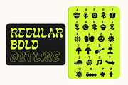 KARN - Display Typeface & Dingbats, a Sans Serif Font by Typebae (Thumbnail 2 of 10)