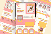 Portfolio Canva Website Template, a Landing Page Template by Anna Design Studio (Thumbnail 1 of 8)