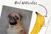 75 Procreate Watercolor Brush Bundle, a Brush Add-On by Photohacklovers (Thumbnail 2 of 9)