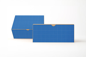 Cardboard Box Mockup, a Cups & Container Mockup by Qaleb Studio