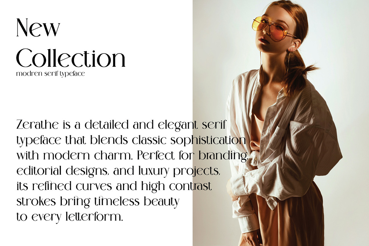 Zerathe | Elegant Serif Typeface, a Serif Font by Artdez (Photo 4 of 5)