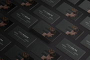 Minimal Black Business Card, a Business Card Template by Marvel (Thumbnail 1 of 5)