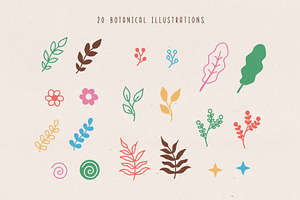 In Bloom Botanical Font