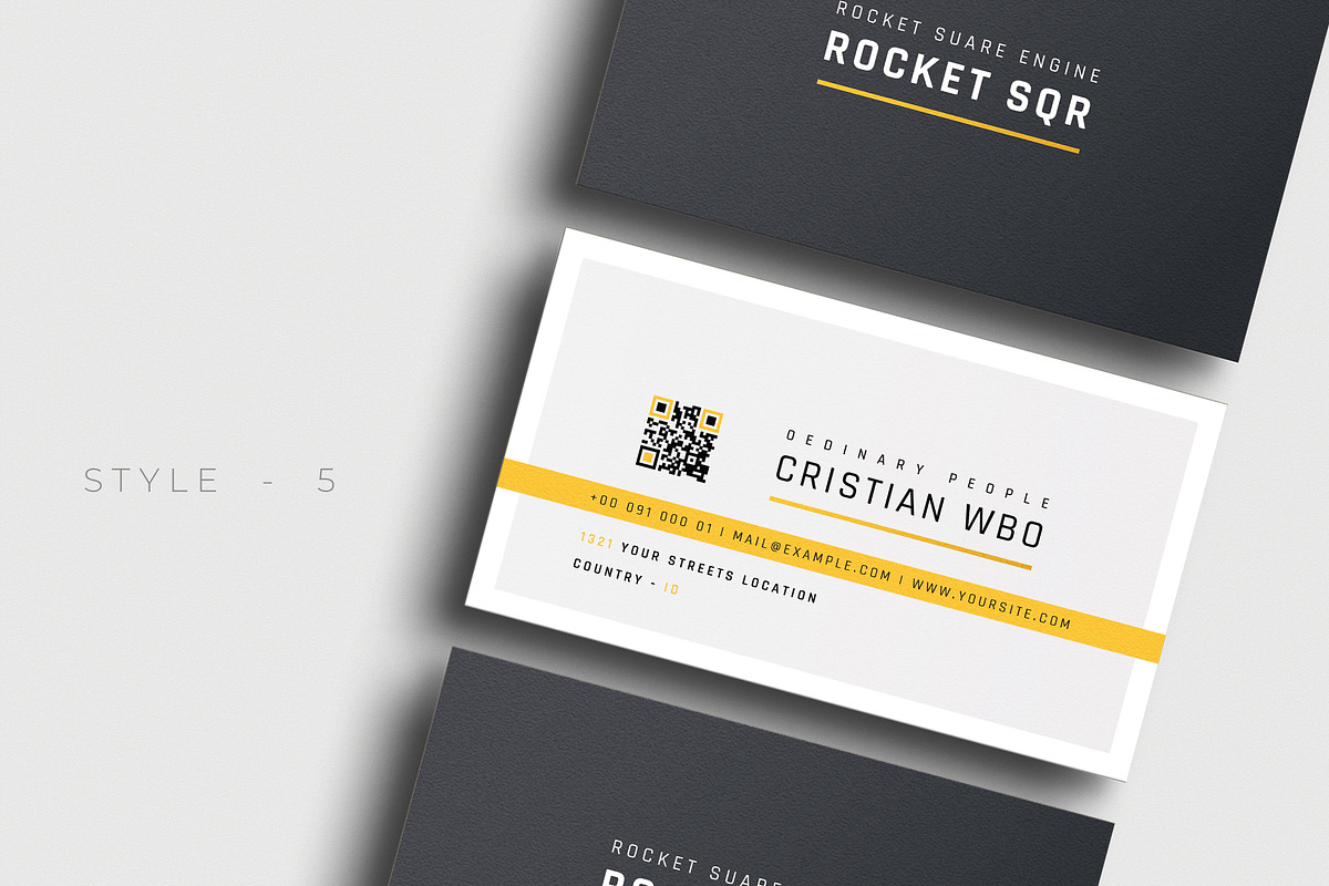 Premium Style Business Card - V.47, a Business Card Template by Ctrl space studio (Photo 6 of 6)