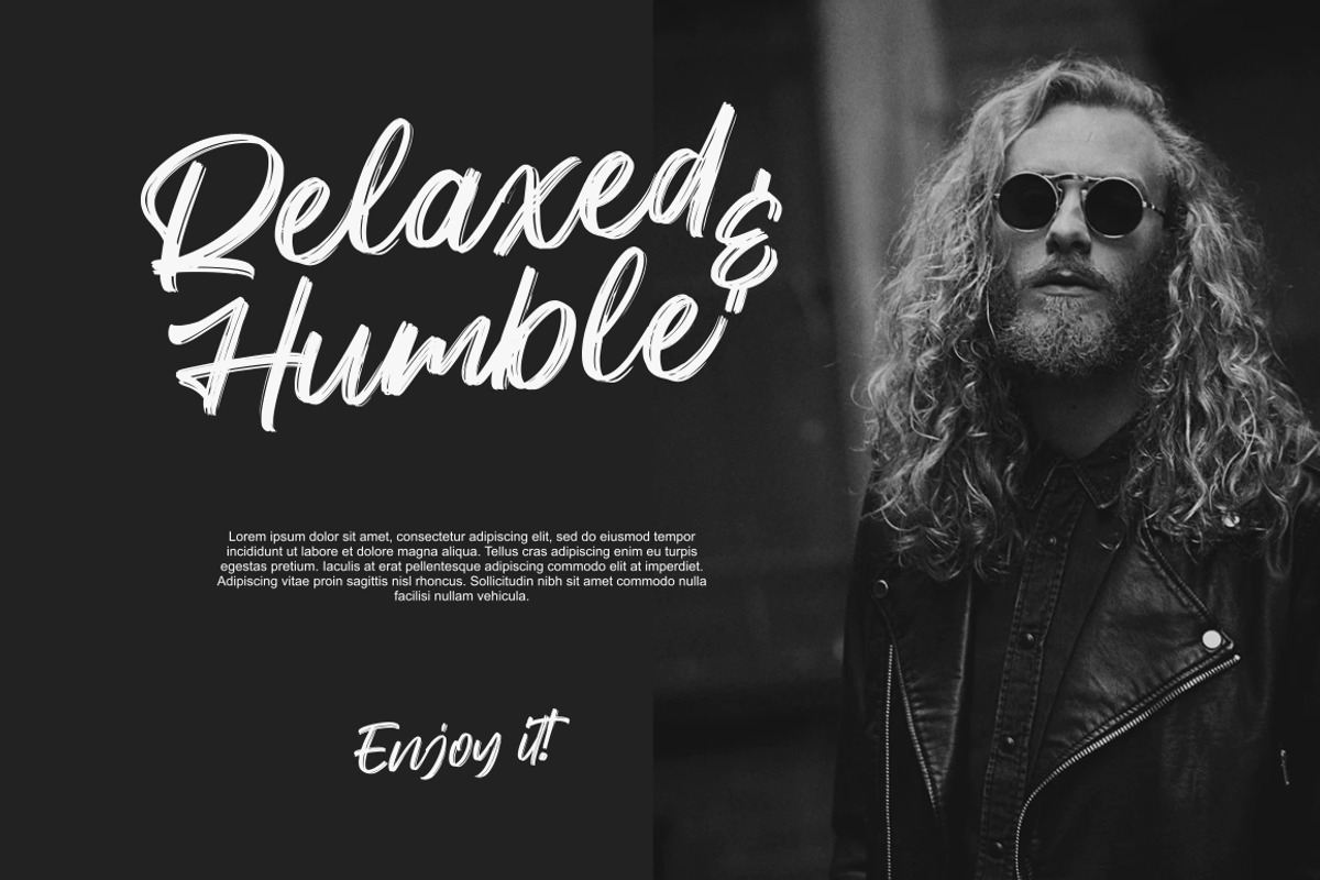 Keypass - Handbrush Font preview 5