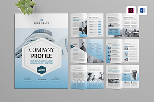 Company Profile Template, a Brochure Template by Leaflove