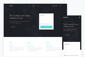 Oneland — Corporate HTML Template