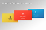 Real Estate Business Card – Fortress, a Business Card Template by Ideal Company (Thumbnail 4 of 4)