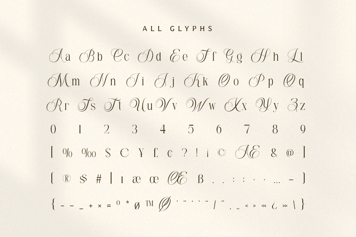 Reglika Mosta - Wedding Family Font, a Serif Font by Pandeka Studio (Photo 9 of 10)