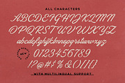 Rathern Vintage Script, a Script Font by Letterhend Studio (Thumbnail 5 of 9)