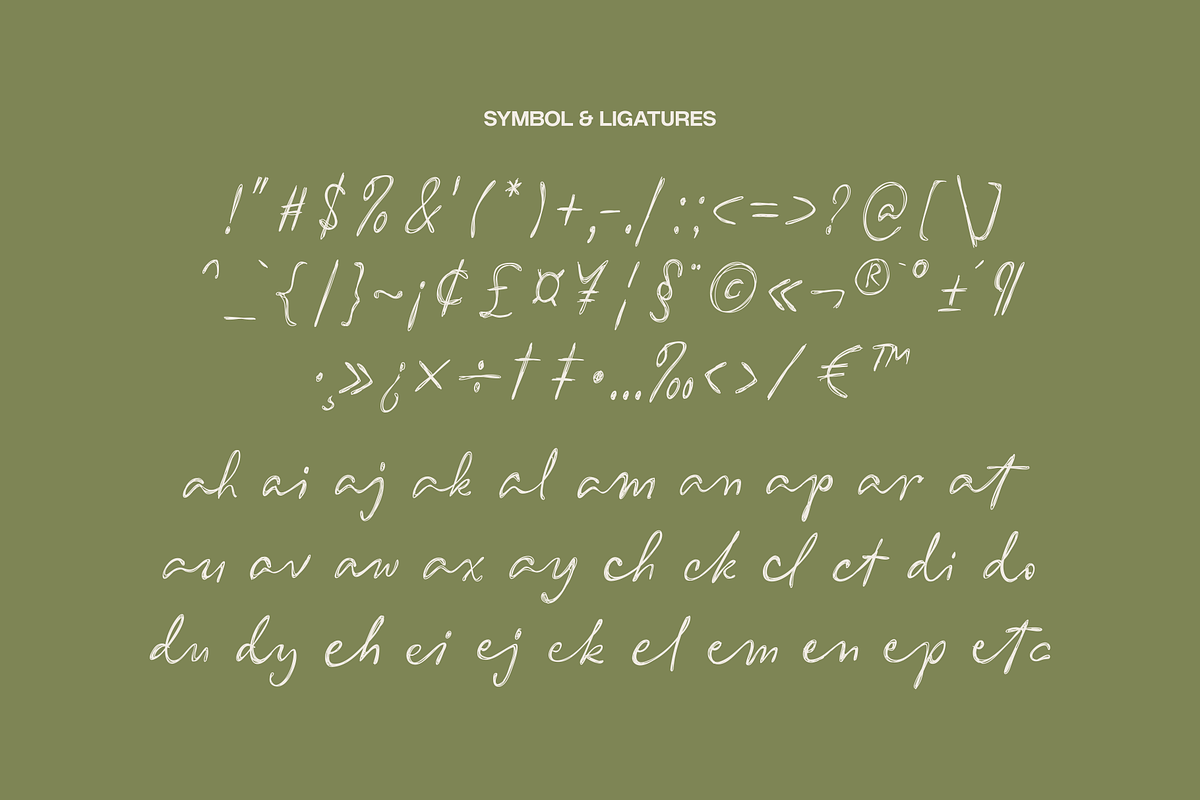 Pola Words, a Handwritten Font by Marvadesign (Photo 9 of 10)