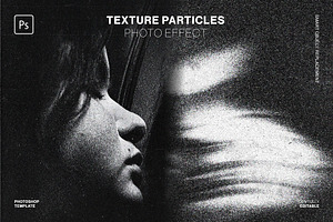 Texture Particles Photo Effect