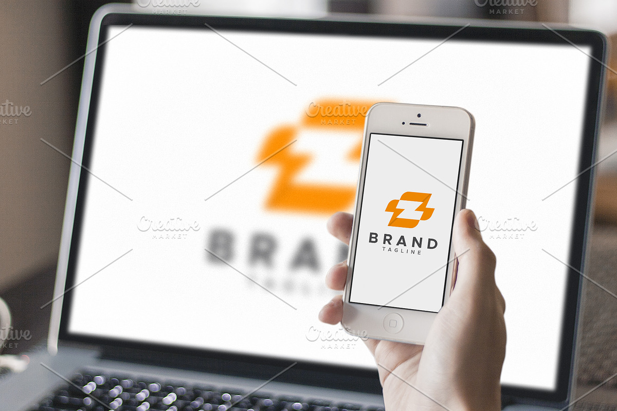 Letter Z Volt or voltage logo design, a Branding & Logo Template by Amadul11 (Photo 5 of 5)