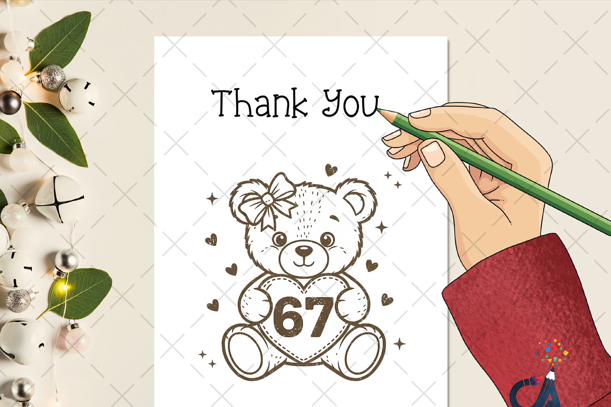 67 Valentines Teddy Png, an Illustration by Creative Art (Photo 5 of 6)