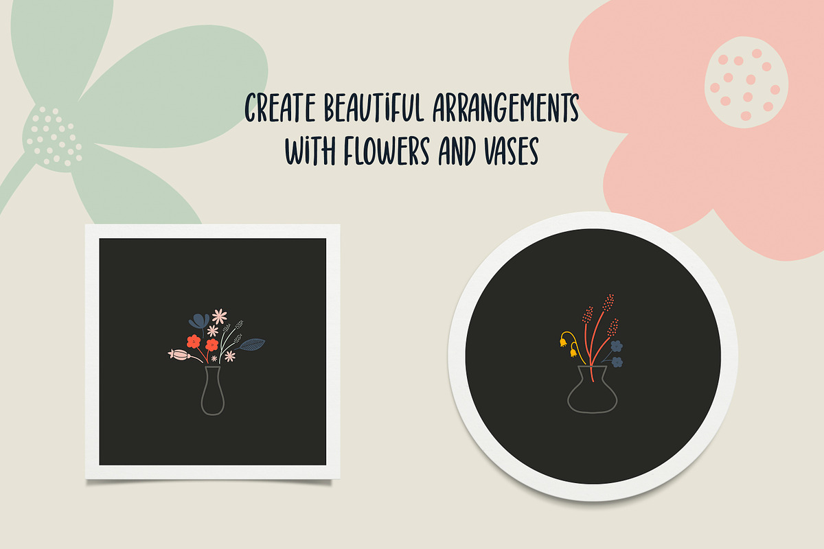Hand Drawn Florals Procreate Stamps, a Brush Add-On by Little Nordic Atelier (Photo 4 of 4)