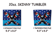 Bald Eagle Patriotic 20oz Tumbler, an Arts & Entertainment Photo by LamanAzalea (Thumbnail 2 of 2)