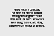 Hurny Freak - Funny Font, a Sans Serif Font by Iqsiart Studio (Thumbnail 2 of 7)