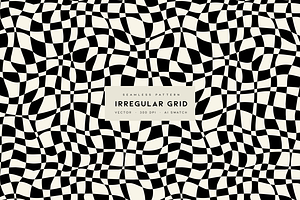 Irregular Grid Vector Pattern