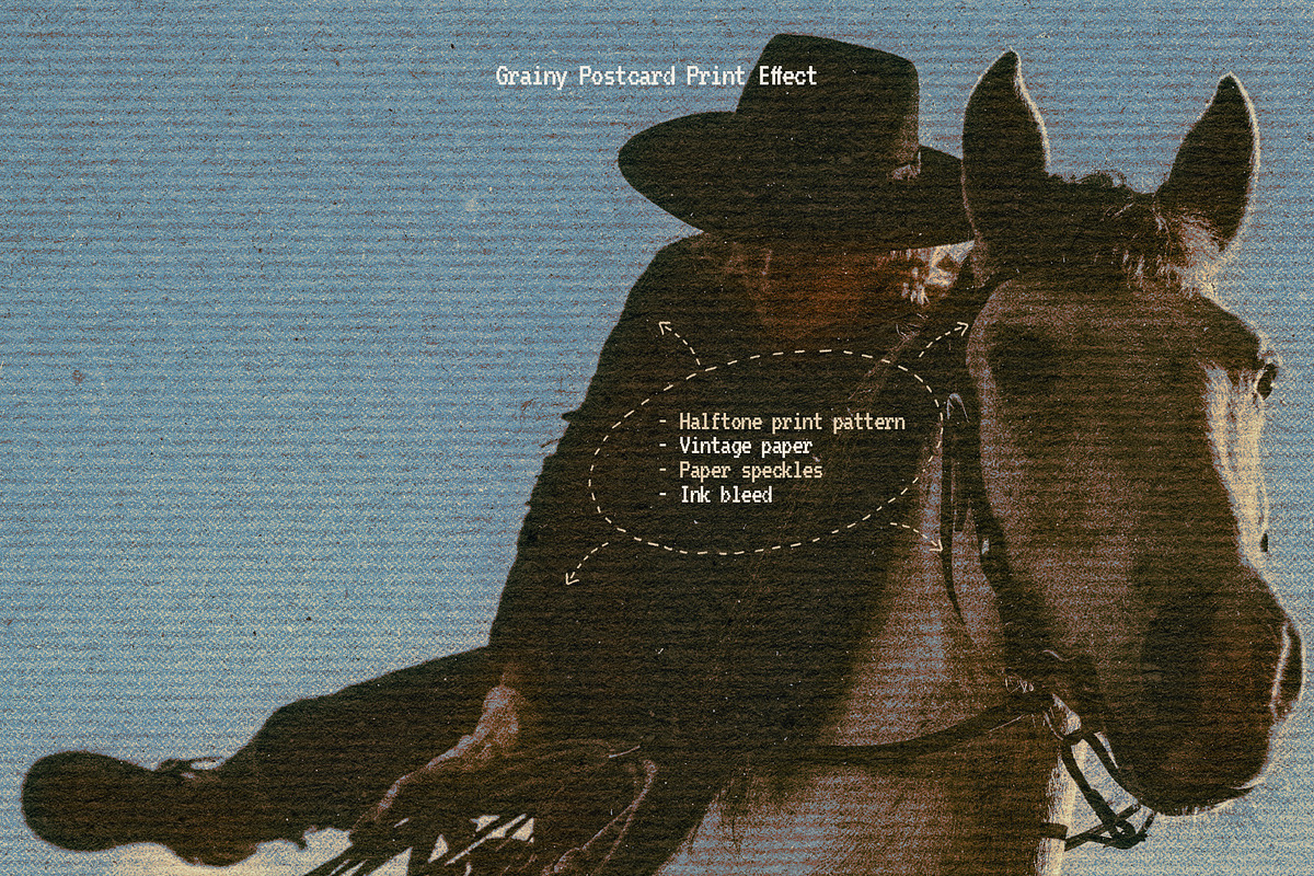 Grainy Postcard Print Effect, a Layer Style Add-On by Freezerondigital (Photo 2 of 10)