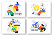 10 Global Internet Connection, a Technology Illustration by denayunebgt (Thumbnail 3 of 4)