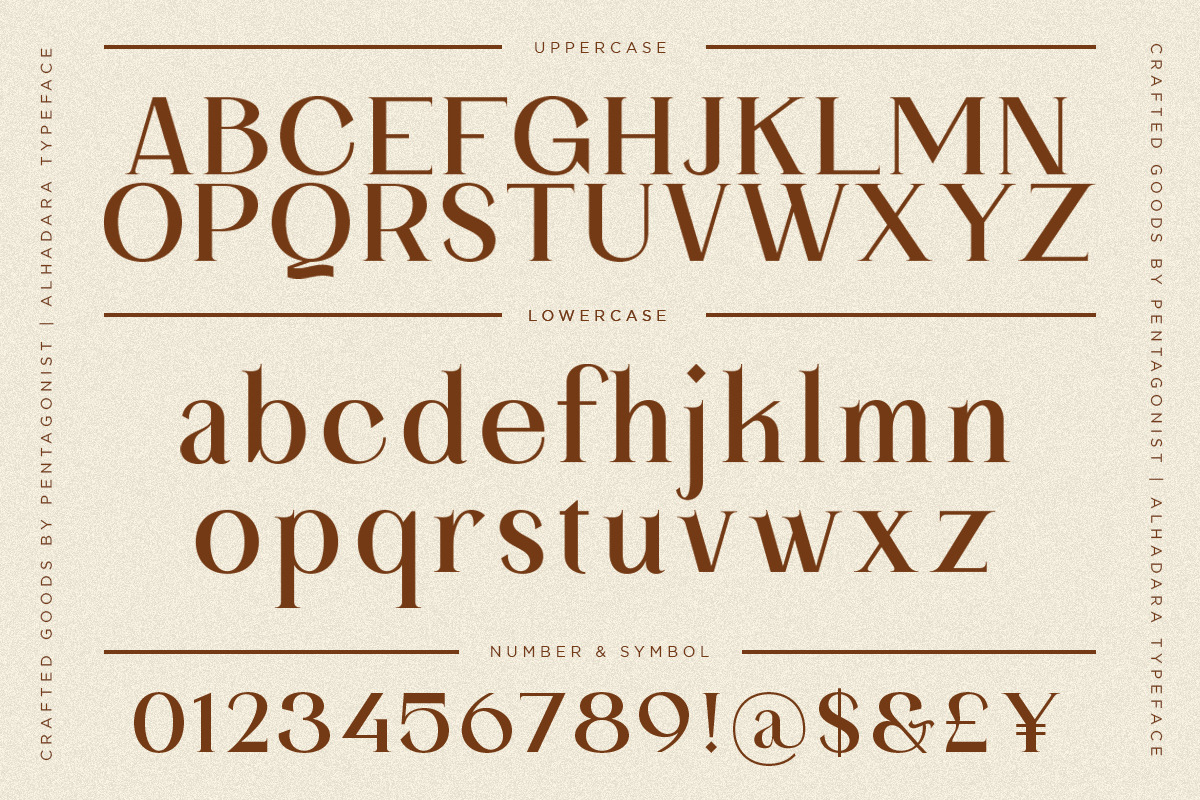 Alhadara | Modern Serif Font, a Serif Font by Pentagonistudio (Photo 8 of 10)