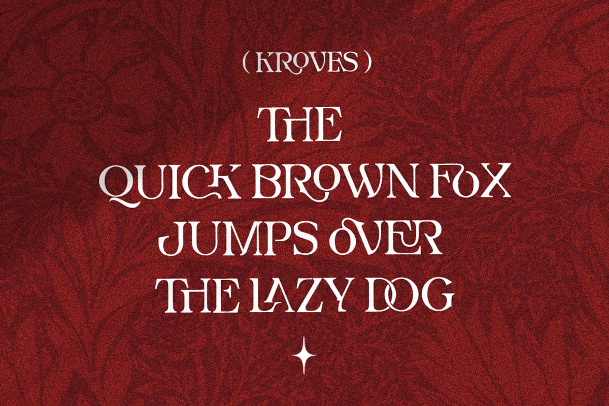 Kroves - Elegant Serif Font, a Serif Font by Grontype (Photo 8 of 10)
