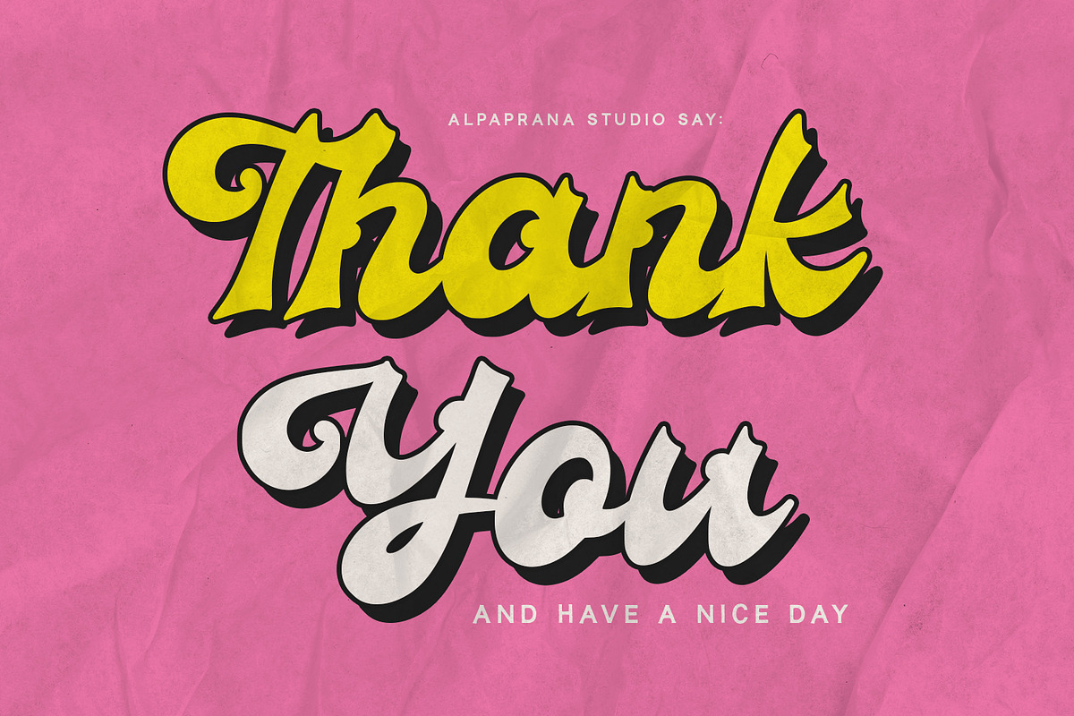 Radiant - Groovy Font, a Script Font by Alpaprana (Photo 11 of 11)