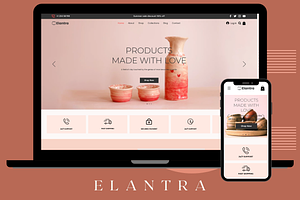 WIX Website Template Elantra