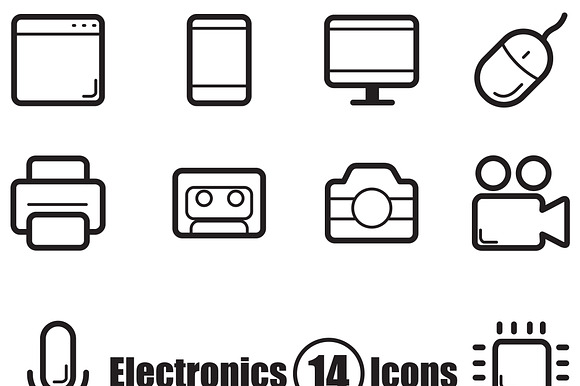 Electronics set of 14 preview 2