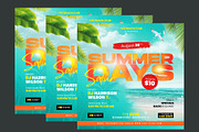Summer Party Flyer, a Flyer Template by Corrella Design (Thumbnail 2 of 2)