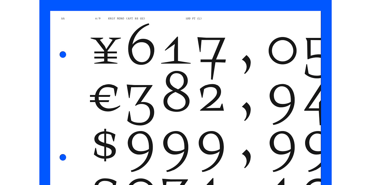 Knif Mono, a Serif Font by A is for... (Photo 5 of 5)