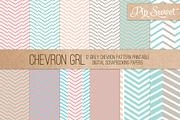 Chevron GRL 12 Pattern Set, a Pattern Graphic by Pip Sweet (Thumbnail 1 of 2)