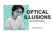 40 optical illusions, an Illustration by Lina_Lisichka (Thumbnail 1 of 7)