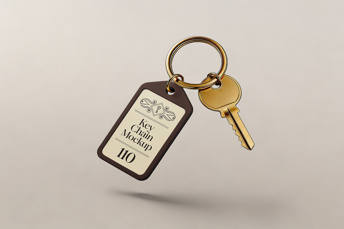 Key Chain Mockup, a Product Mockup by Pitchlook.Studio (Photo 2 of 4)