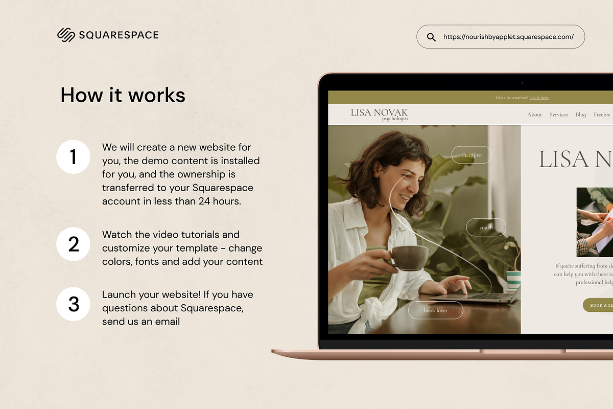 Squarespace Template: Here&Now, a Squarespace Template by Applet Studio (Photo 6 of 7)