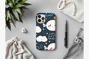 mockup phone cover back view, an iPhone Mockup by Rami's Mockups (Thumbnail 3 of 3)