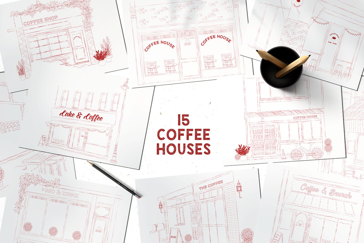 Slow Coffee Club posters, a Decorative Illustration by Mio Buono (Photo 6 of 13)
