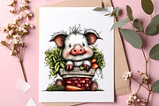 Spring Peeking Animals Clipart, an Illustration by SinaCreation (Thumbnail 4 of 9)