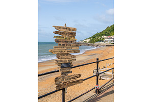 Famous sign on Ventnor beach to many, a Holiday Photo by Backyard Stock