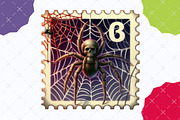 Halloween Postage Stamp Clipart, an Illustration by designcity5 (Thumbnail 4 of 5)