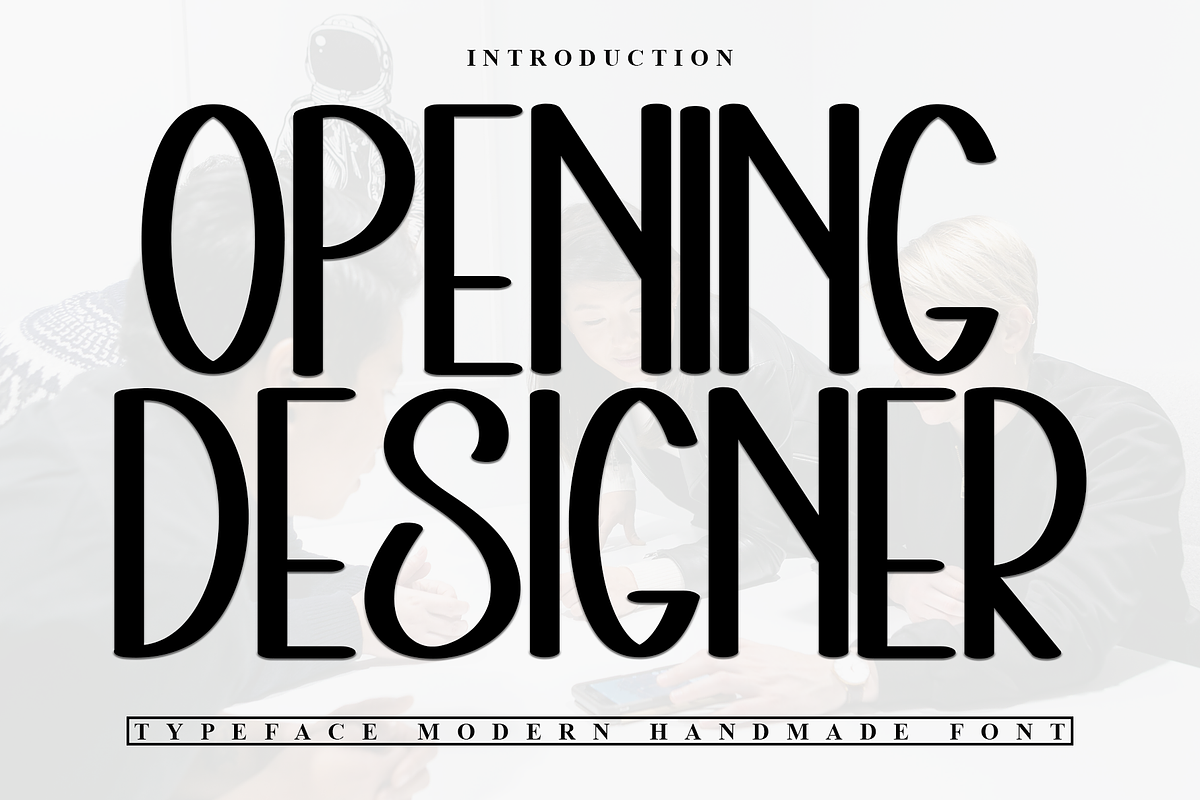 Opening Designer, a Sans Serif Font by InermediaSTUDIO (Photo 1 of 8)