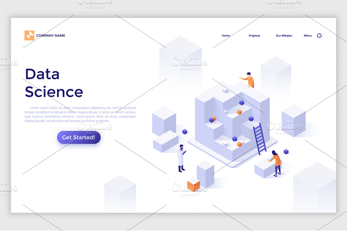 Isometric Solutions Mini. Part 23, a Person Illustration by Andrew Kras Design (Photo 6 of 13)