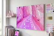 Pink Crystal Cave Staircase Graphic, a Background Graphic by Aura Canyon HQ (Thumbnail 5 of 7)