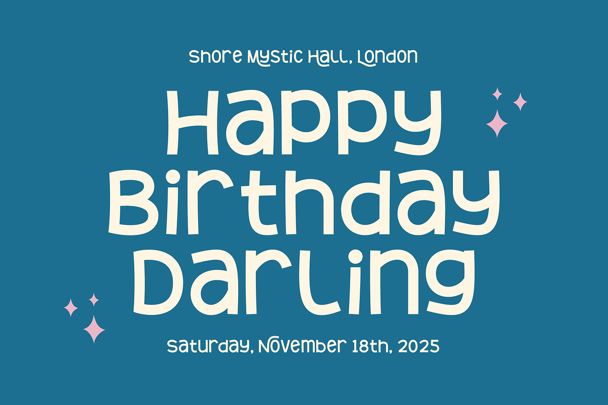 Shore Mystic A Playful Quirky Font, a Sans Serif Font by AmorfaType (Photo 3 of 11)