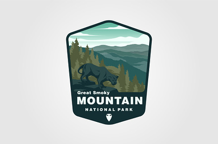 great smoky mountain vintage logo, a Branding & Logo Template by lawoel