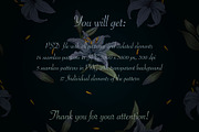 Lilies and Irises, flowers pattern, a Pattern Graphic by Yana Dobrik (Thumbnail 10 of 10)