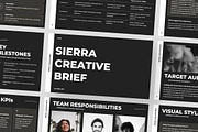 SIERRA Creative Brief Keynote, a Presentation Template by Gaize (Thumbnail 1 of 10)
