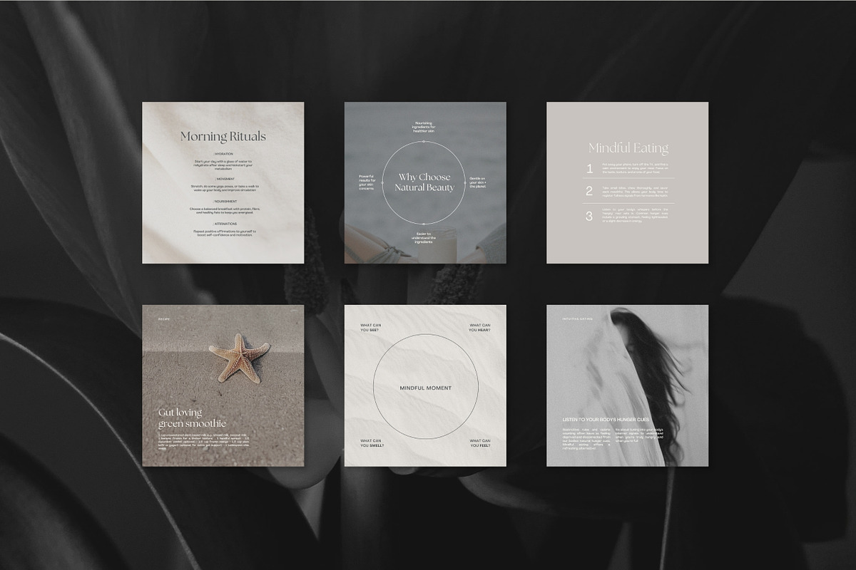 160 Holistic Social Media Templates, a Social Media Template by Sikoya Design (Photo 3 of 7)