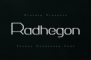 Radhegon Font I, a Sans Serif Font by ponuppo