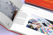 US Letter Size Landscape Book Mockup, a Books & Magazine Mockup by Illusiongraphic (Thumbnail 24 of 31)